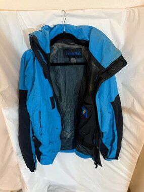 Schoffel Venturi Blue Black Hooded Ski Snowboard Jacket Coat Size Medium M